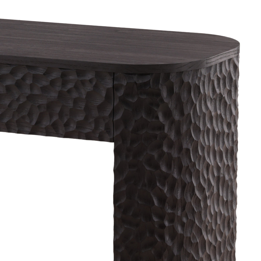 Tristann Console Table Dark Brown — Detail 2
