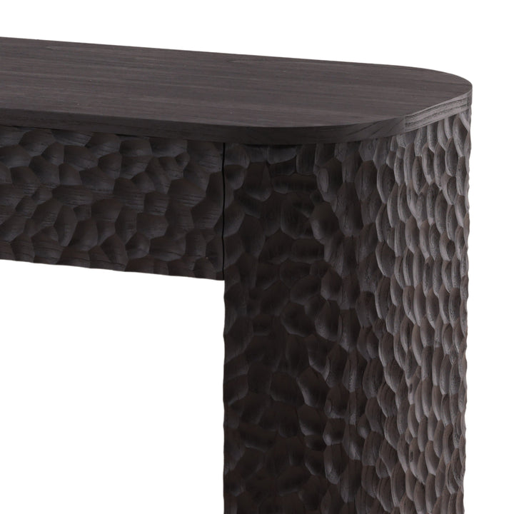 Tristann Console Table Dark Brown — Detail 2