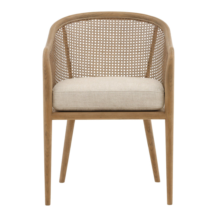 Camilie Dining Chair Beige — Front
