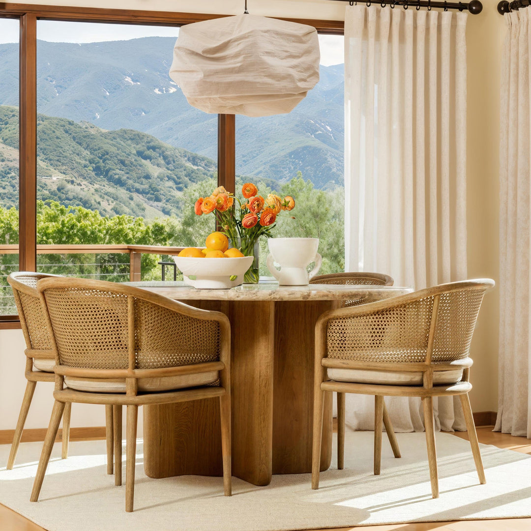 Camilie Dining Chair Beige — Lifestyle