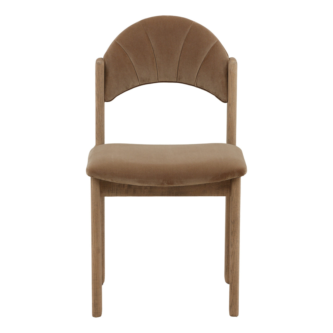 Ulanie Dining Chair Light Brown — Front