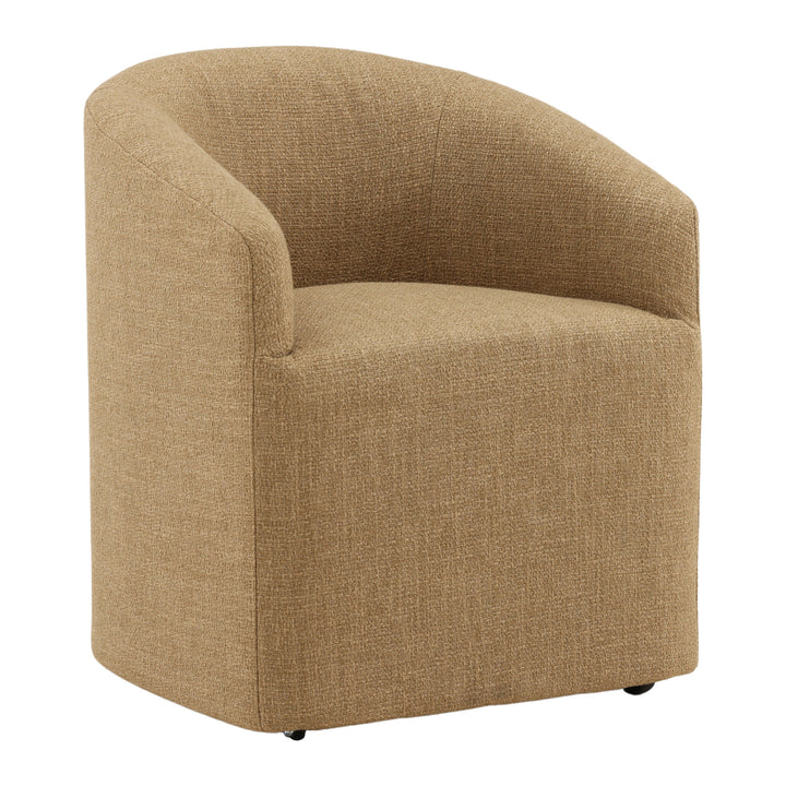 Breona Dining Chair Camel — Front Three-Quarter