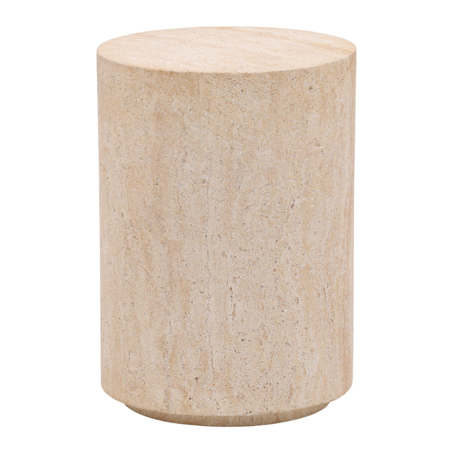 Solomon Outdoor End Table Natural - SwayLiving