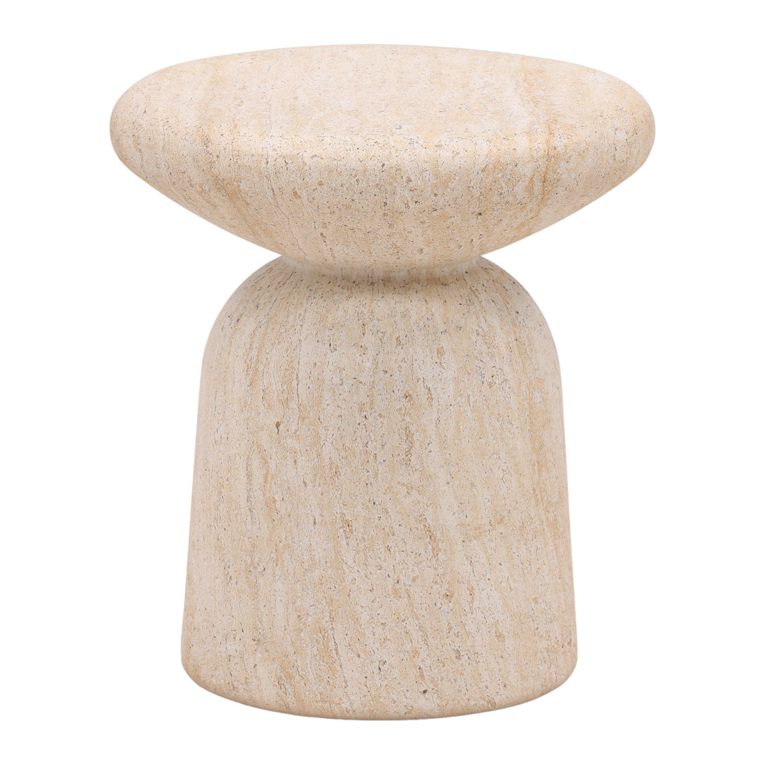 Marcellino Outdoor End Table Natural - SwayLiving