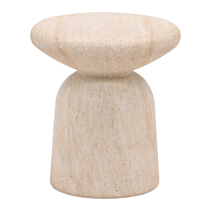 Marcellino Outdoor End Table Natural - SwayLiving