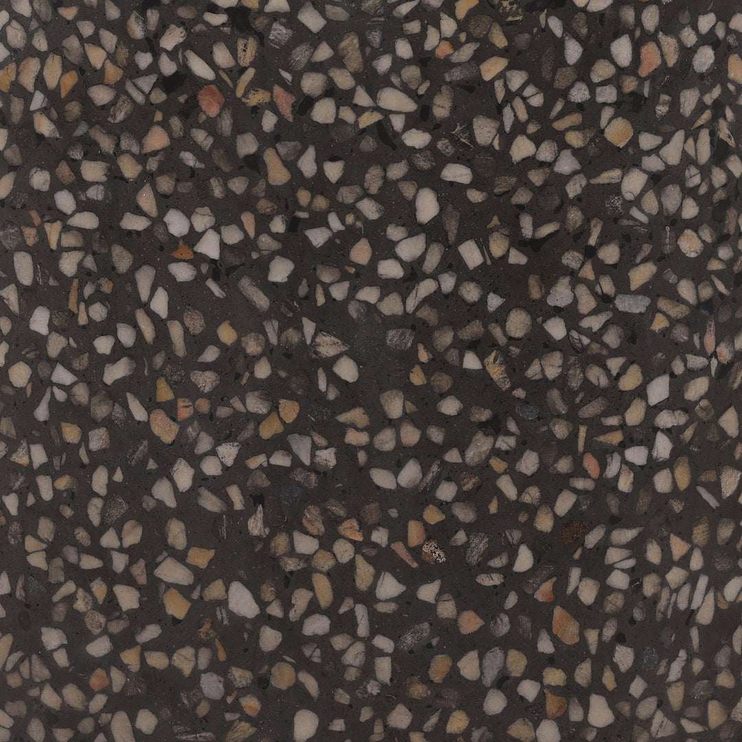 Bravon Outdoor Side Table Black - SwayLiving