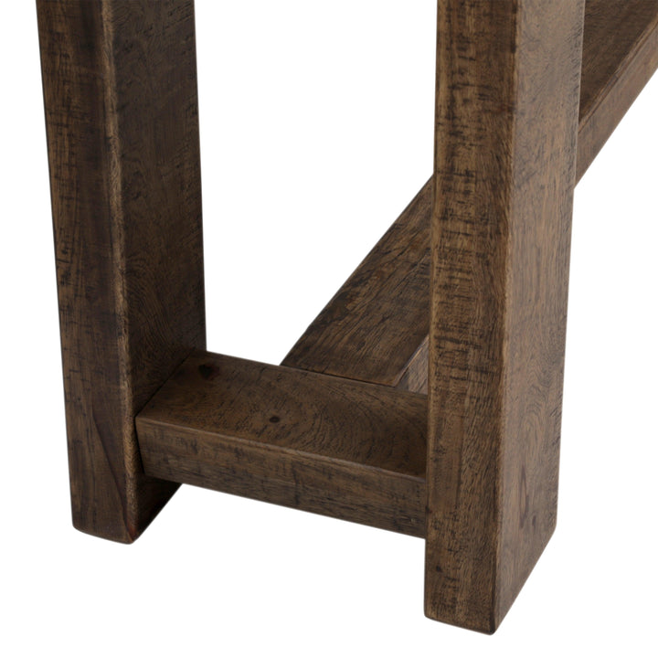 Ronan Console Table Medium Brown - SwayLiving