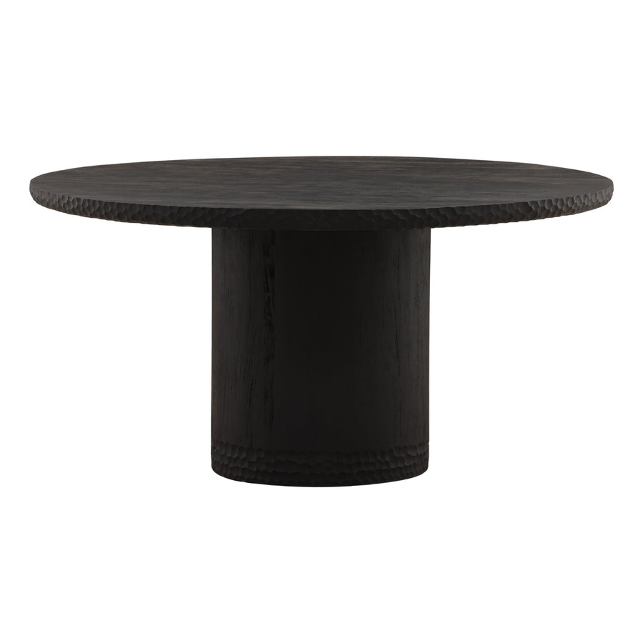 Wilburh Dining Table Black 60" — Front Three-Quarter