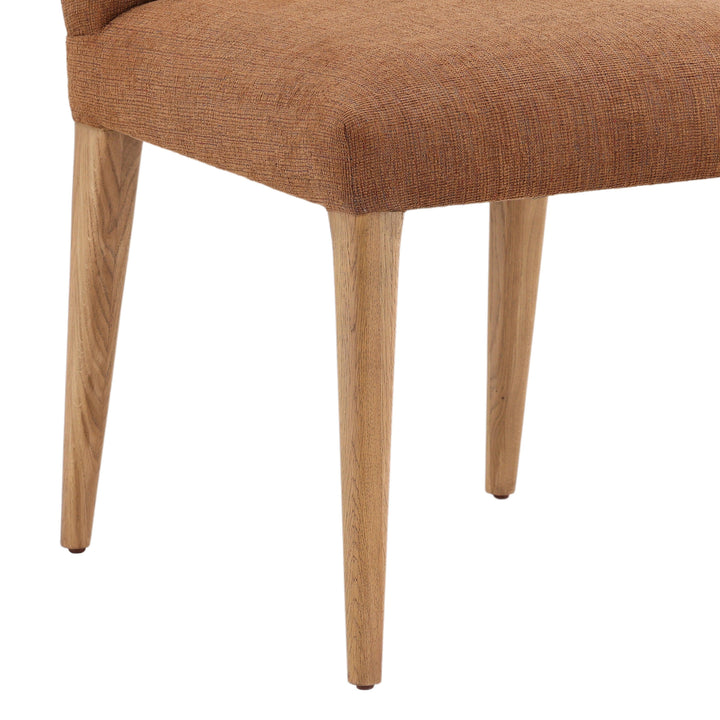 Emmett Dining Chair Set of 2 Brown - SwayLiving