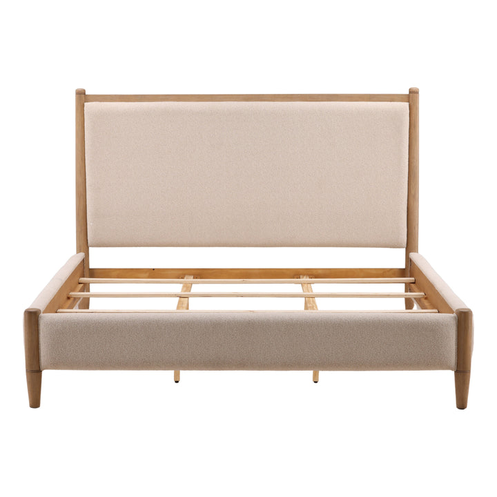 Nexus Bed King Cream — Front