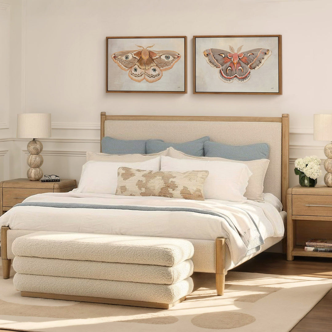 Nexus Bed Queen Cream — Lifestyle