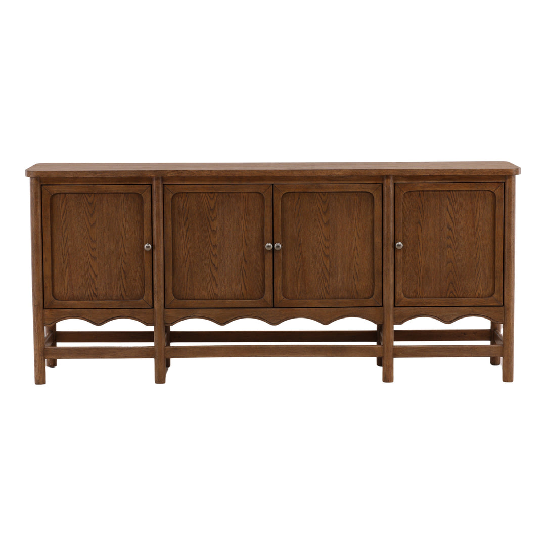 Phoebia Sideboard Dark Brown — Front