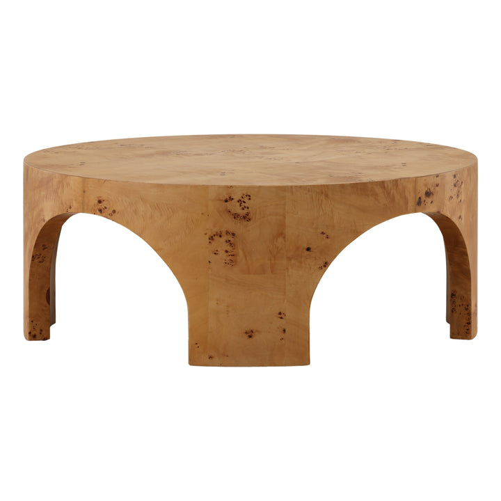 Pauletta Coffee Table Burl — Front
