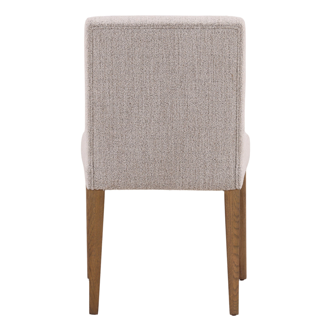 Larken Dining Chair Set of 2 Taupe — Back