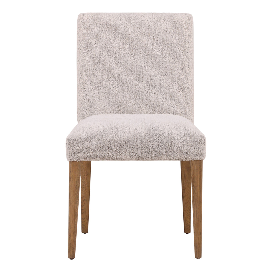 Larken Dining Chair Set of 2 Taupe — Front