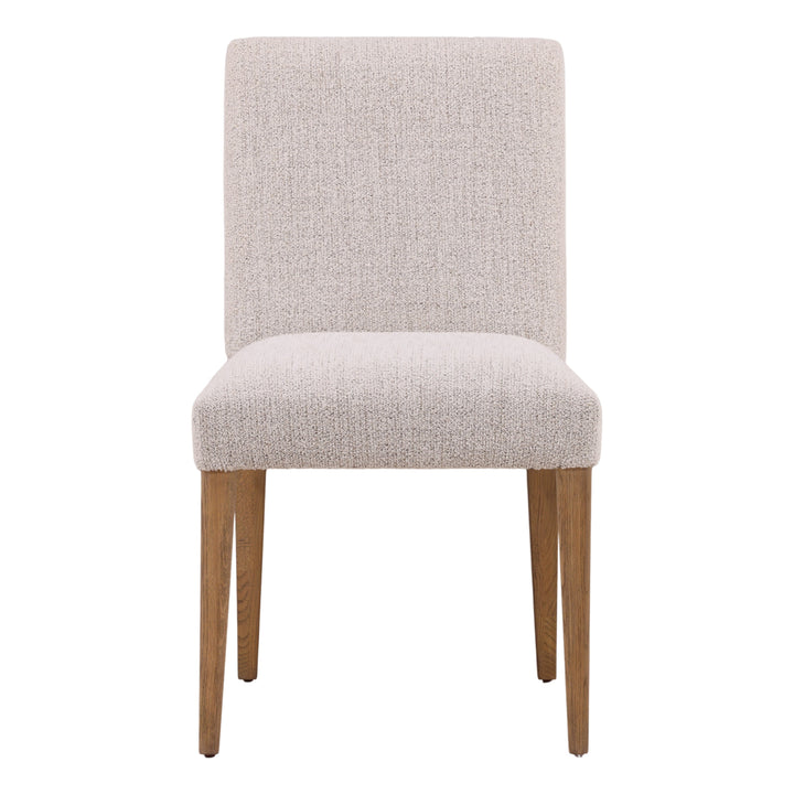 Larken Dining Chair Set of 2 Taupe — Front