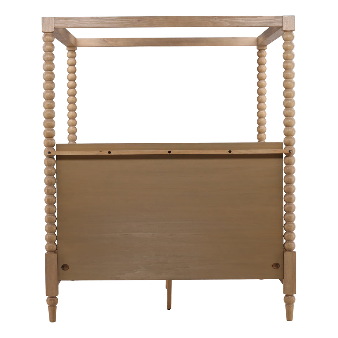 Marcelina Bed King Natural — Back