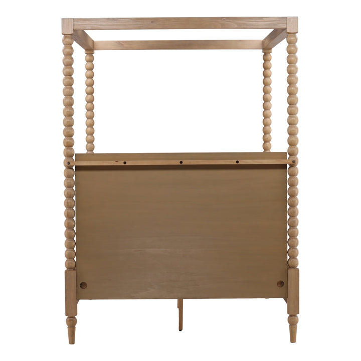 Marcelina Bed Queen Natural — Back