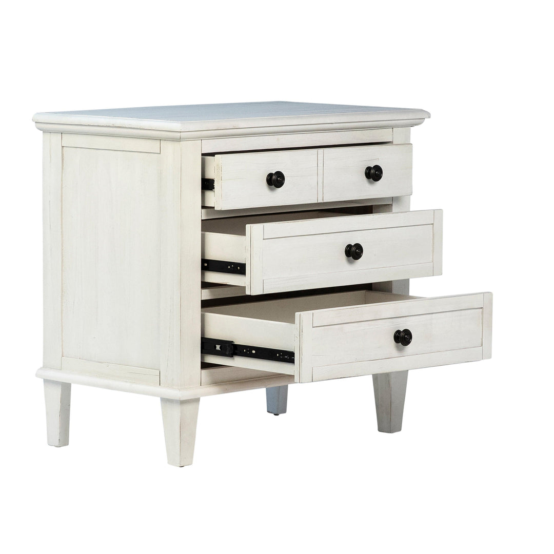Luca Nightstand With 3 Drawers - SwayLiving