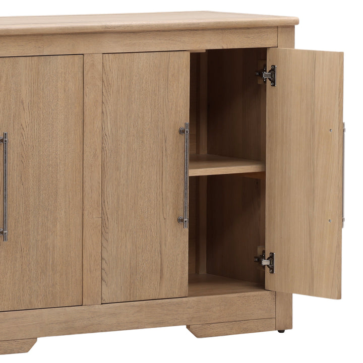 Delacruze Sideboard 80.3" Natural — Detail 3