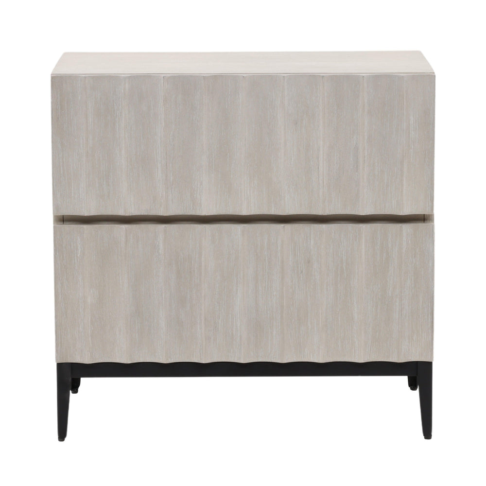 Sylvie Nightstand Light Grey - SwayLiving