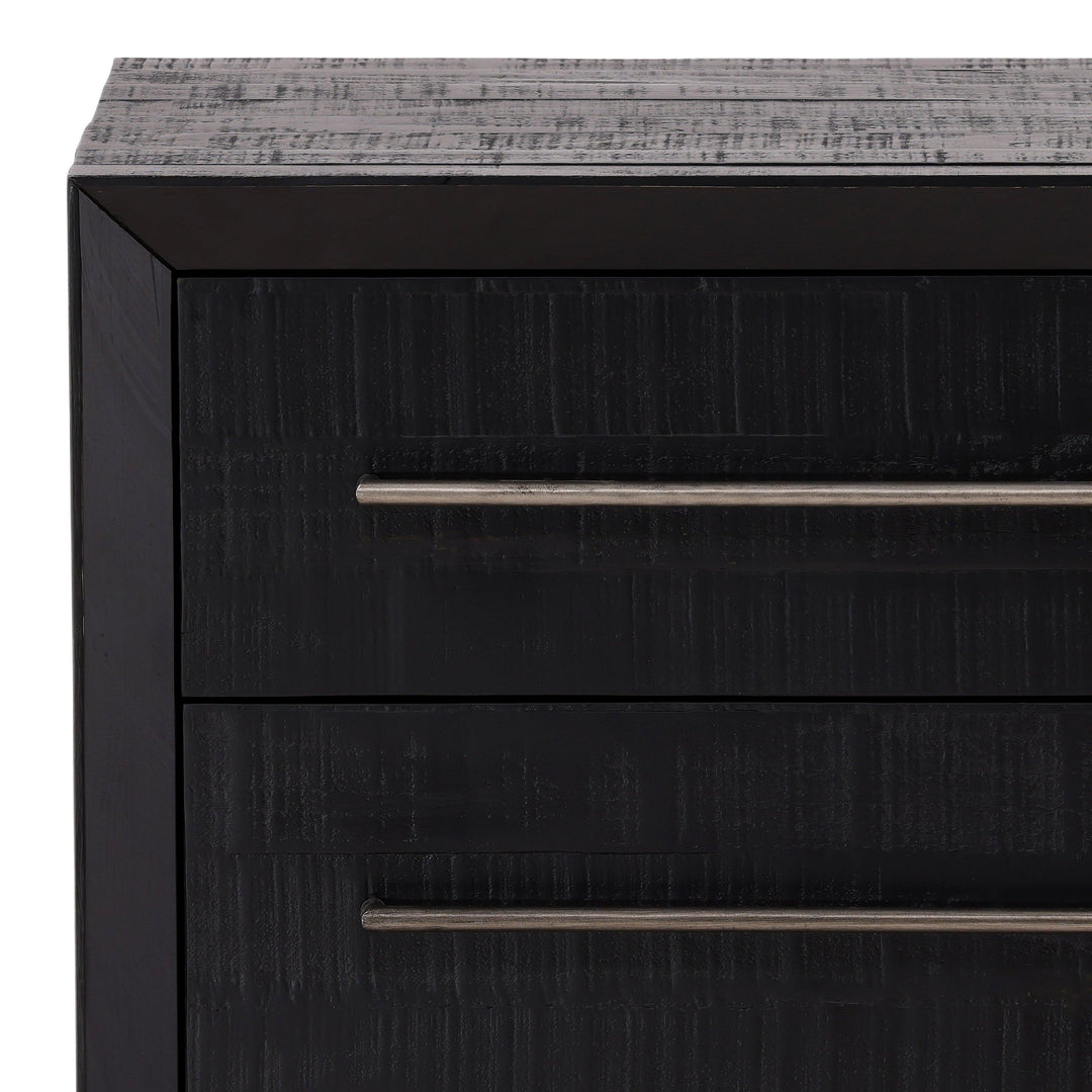 Humphrey Nightstand Black - SwayLiving
