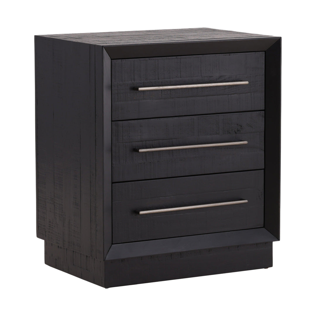 Humphrey Nightstand Black - SwayLiving