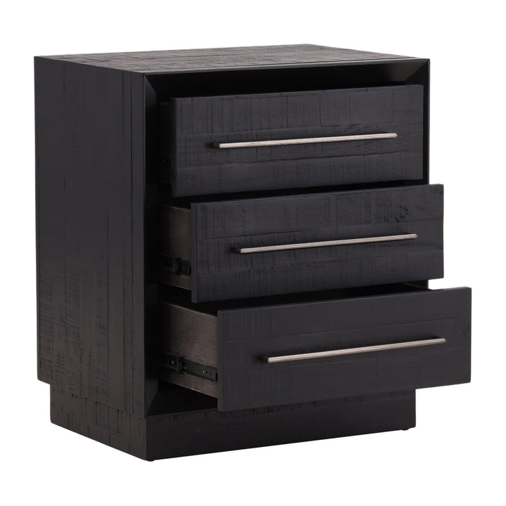 Humphrey Nightstand Black - SwayLiving