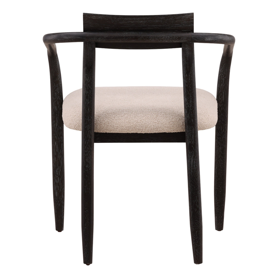 Luccio Dining Chair Cream — Back