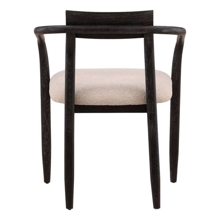 Luccio Dining Chair Cream — Back