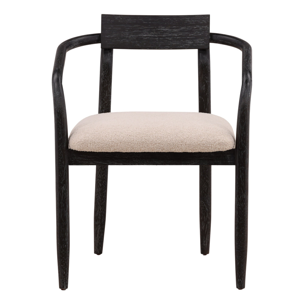 Luccio Dining Chair Cream — Front
