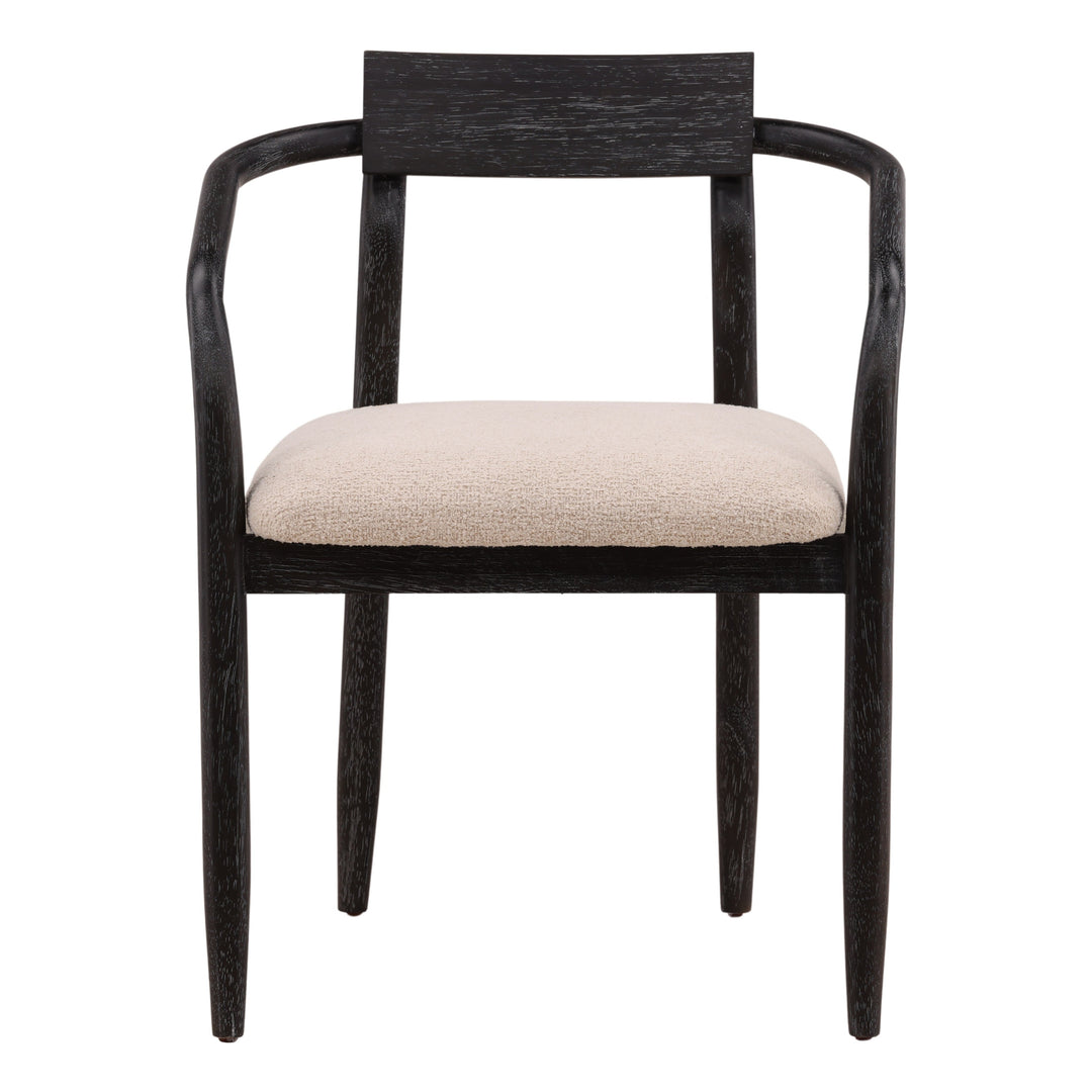 Luccio Dining Chair Cream — Front