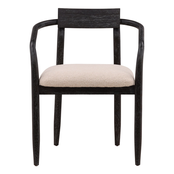 Luccio Dining Chair Cream — Front