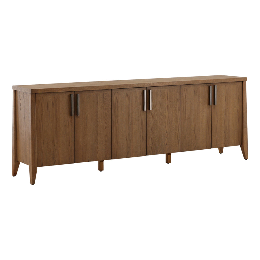 Atlee Sideboard Brown — Front Three-Quarter