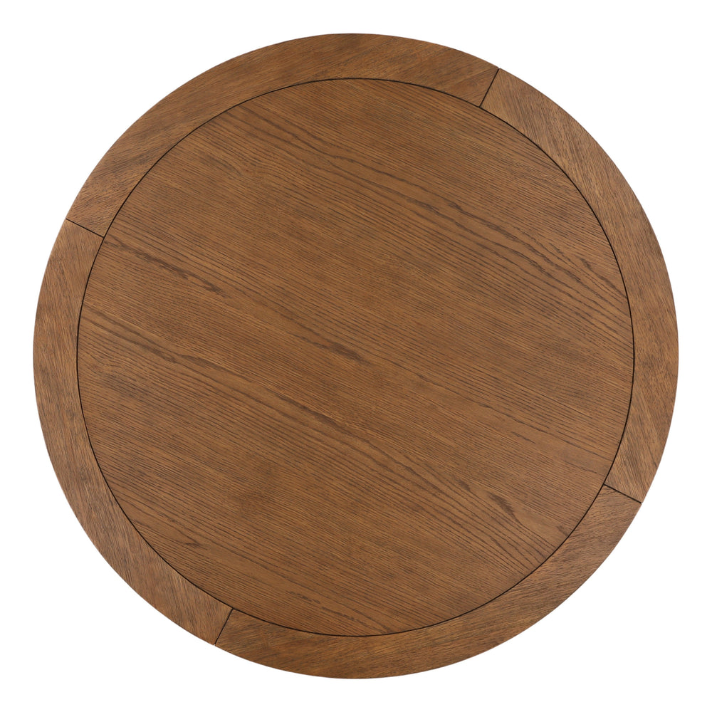 Henlee Bistro Table Dark Brown — Overhead
