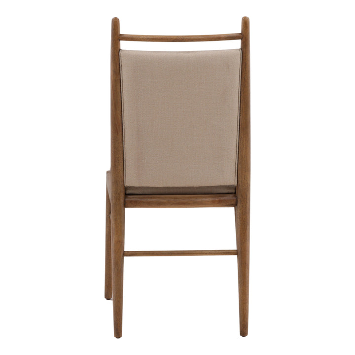 Rueben Dining Chair Set of 2 Beige — Back