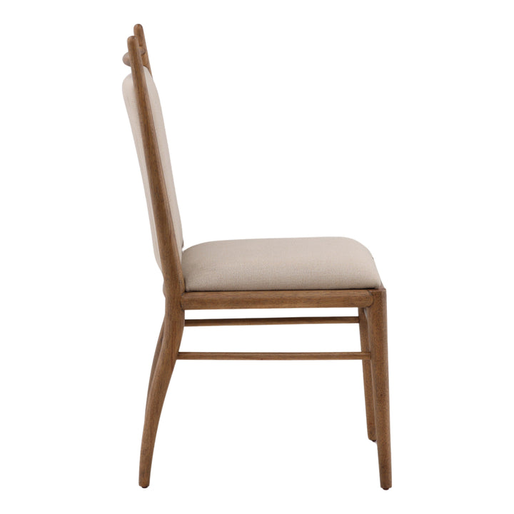 Rueben Dining Chair Set of 2 Beige — Profile
