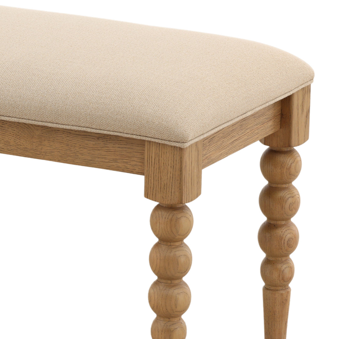 Marcelina Bench Beige — Detail 1