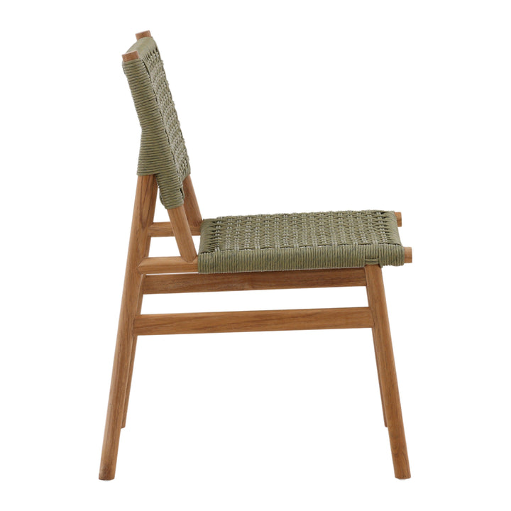 Francina Outdoor Dining Chair Set of 2 Green - SwayLiving