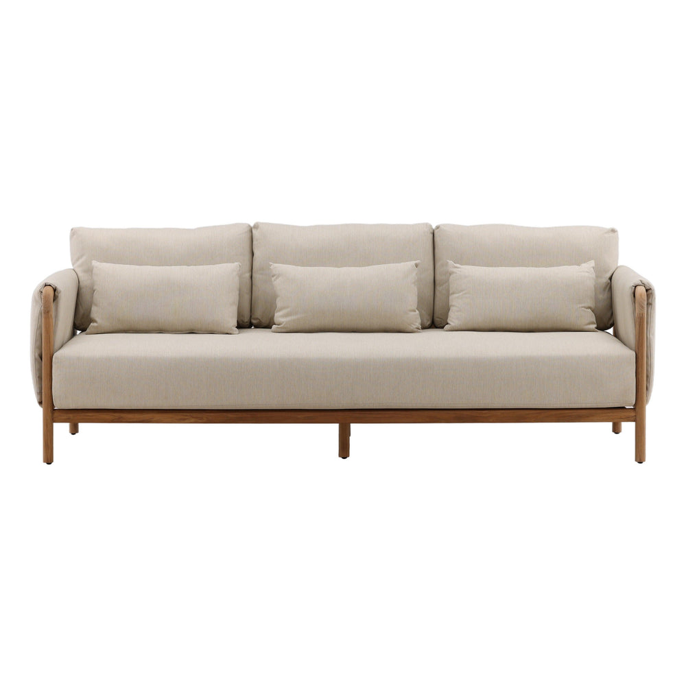Milbert Outdoor Sofa Beige - SwayLiving