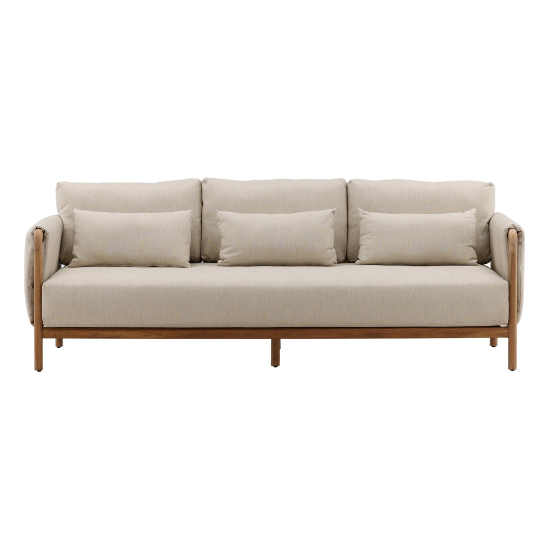Milbert Outdoor Sofa Beige - SwayLiving
