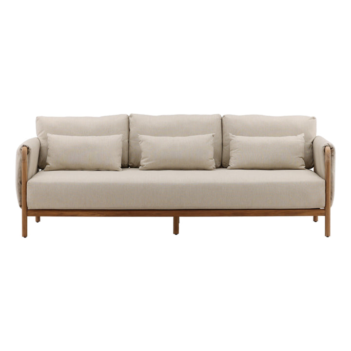 Milbert Outdoor Sofa Beige - SwayLiving