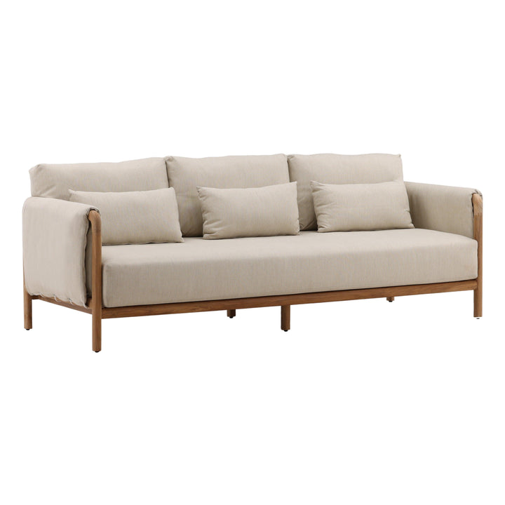 Milbert Outdoor Sofa Beige - SwayLiving