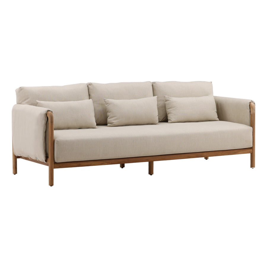 Milbert Outdoor Sofa Beige - SwayLiving