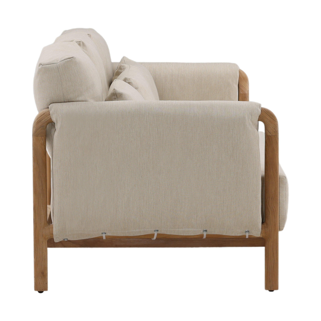 Milbert Outdoor Sofa Beige - SwayLiving
