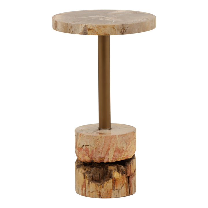 Calvin Side Table Light Natural — Front Three-Quarter