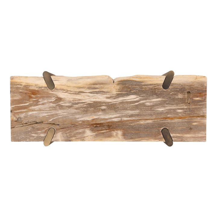 Peridote Console Table Light Natural — Overhead
