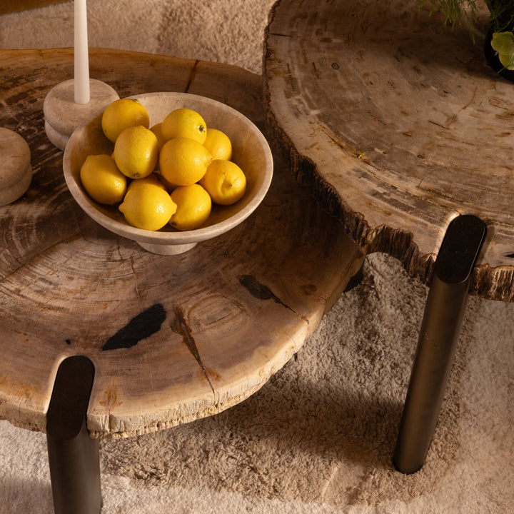 Samson Coffee Table Light Natural Large — Lifestyle