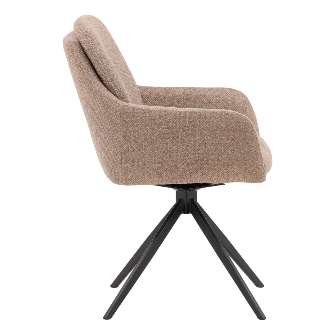 Raven Dining Chair Set of 2 Sand - SwayLiving