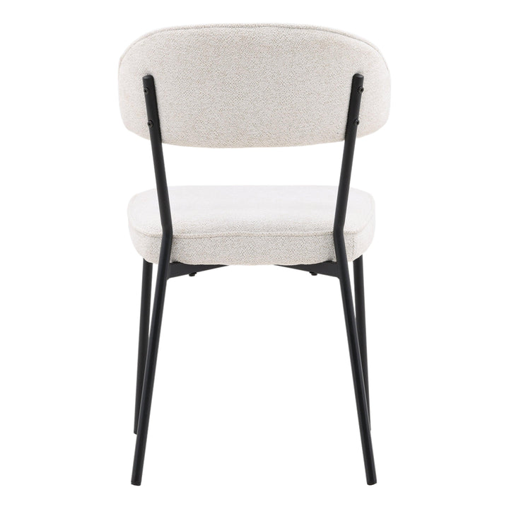Mera Dining Chair Set of 2 Cream - SwayLiving